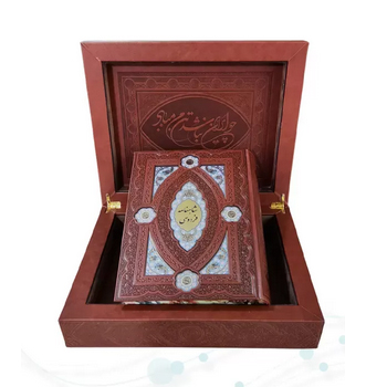 کلیات شاهنامه وزیری چرم جعبه لپتاپی پلاک دار لبچاپ