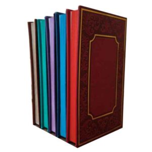 سالنامه اروپایی چرمی طرح داغی 5رنگ