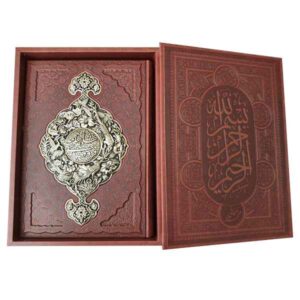 شاهنامه رحلی جعبه دار طرح مس کاغذ معطر